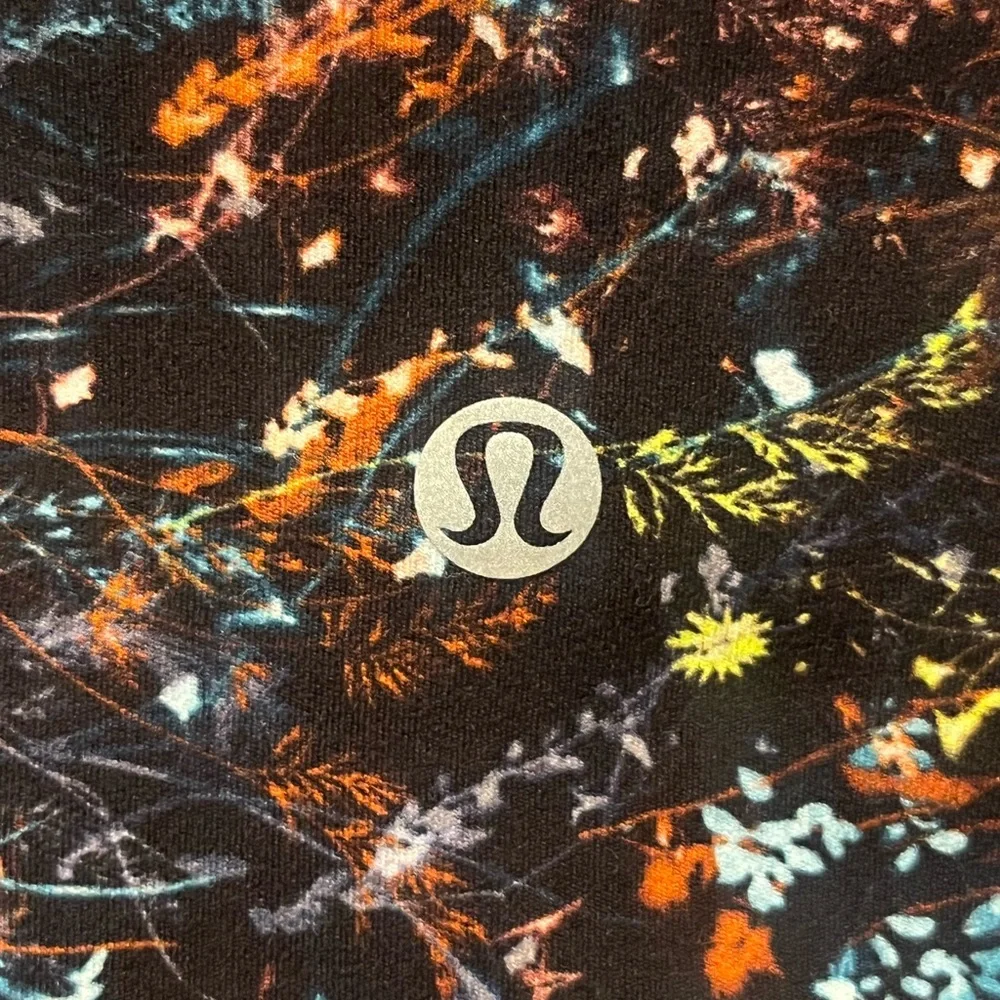 🍋 LIKE NEW Lululemon Align Crop *21" - Foliage Overlay Multi - Sz 6 - Picture 4 of 12